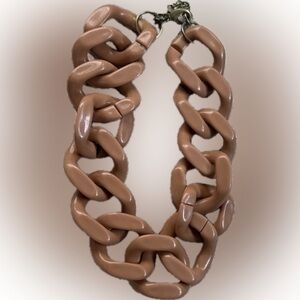 Express Bold Brown Chain Necklace
